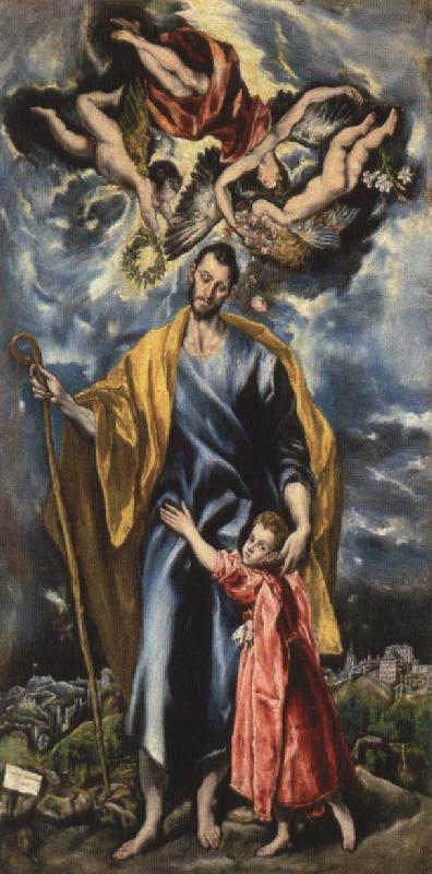 El Greco St Joseph and the Infant Christ